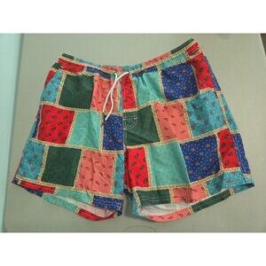 FSBN Beach Men's Swim Suit Board Shorts trunks bathing suit extra large xl paisl